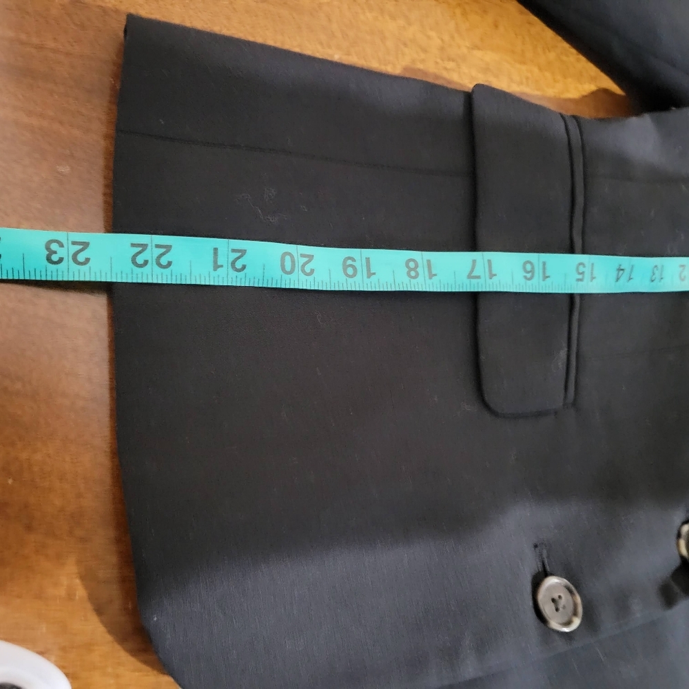 J Crew Cropped lady blazer in four-season stretch CN786 Size 2 Petite NWT Black - Picture 9 of 9